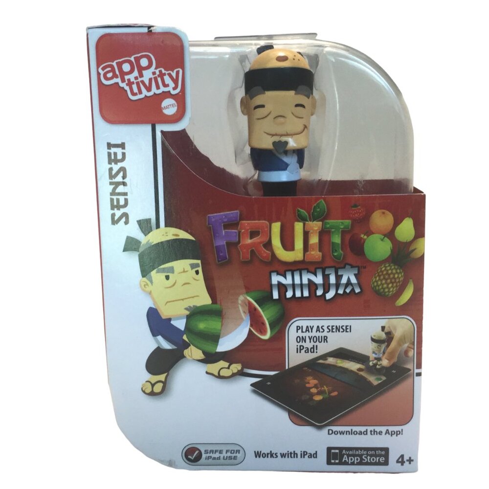 Apptivity Fruit Ninja Sensei works with iPad by Mattel Video Game Toy 1238-522